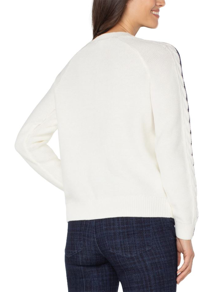 Liverpool Long Sleeve Crew Neck Raglan Sweater