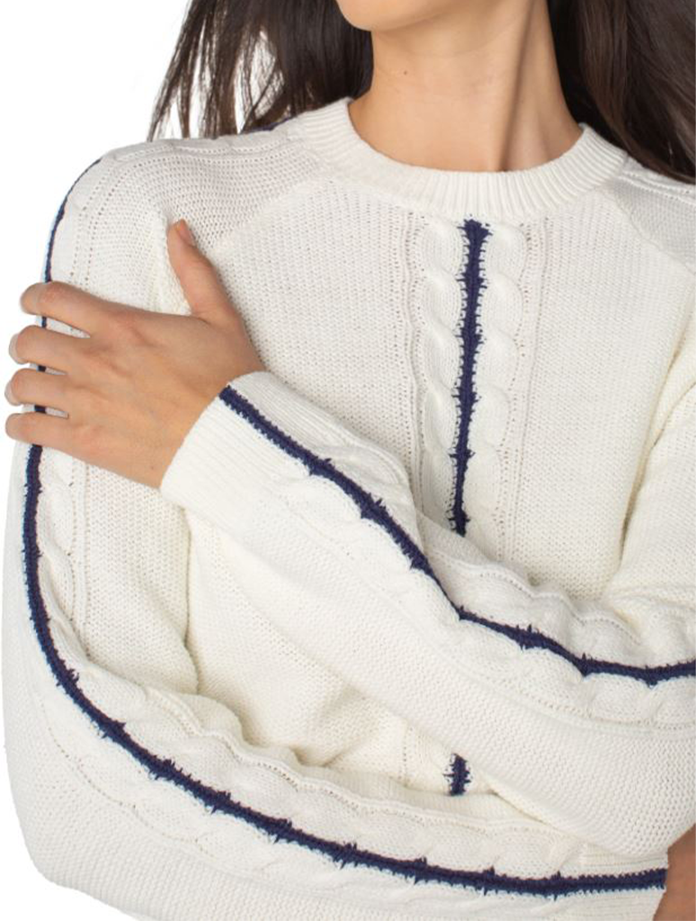 Liverpool Long Sleeve Crew Neck Raglan Sweater