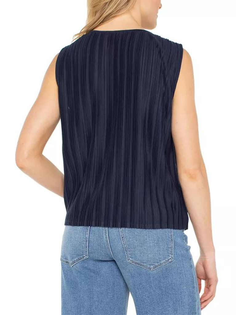 Liverpool Sleeveless Crewneck Knit Top