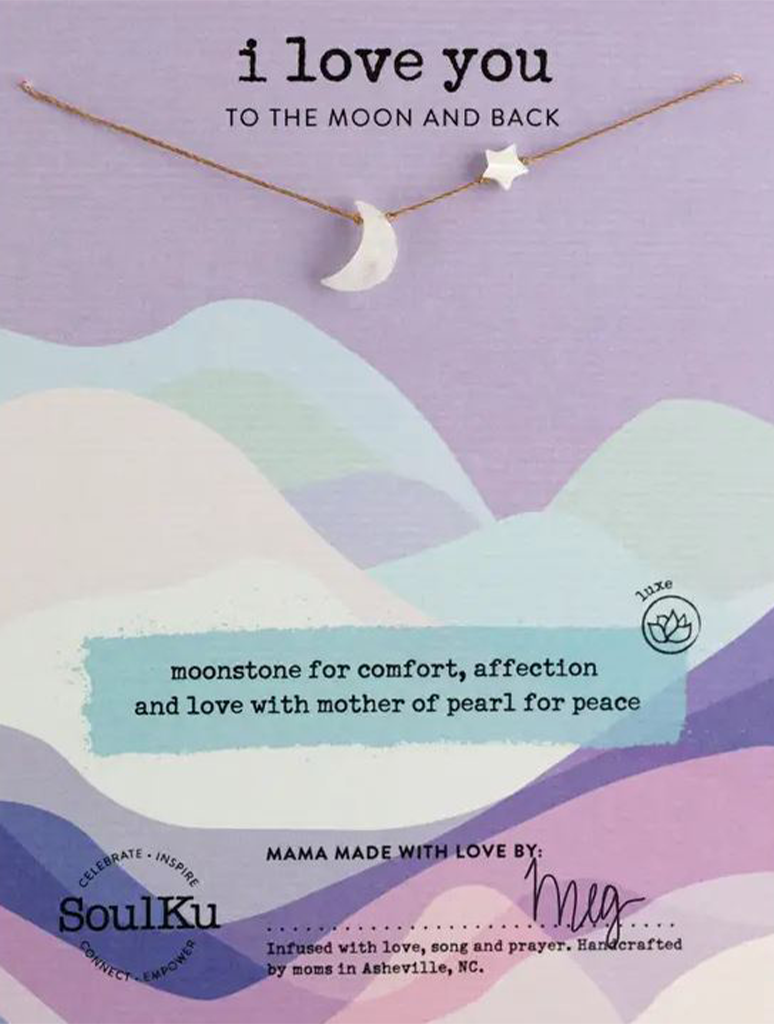 SoulKu 'I Love You To the Moon & Back' Necklace