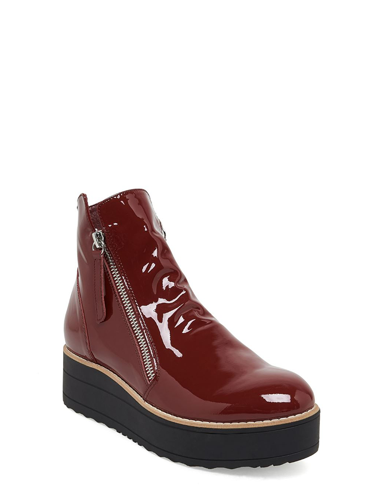 Silent D Nene Patent Bootie