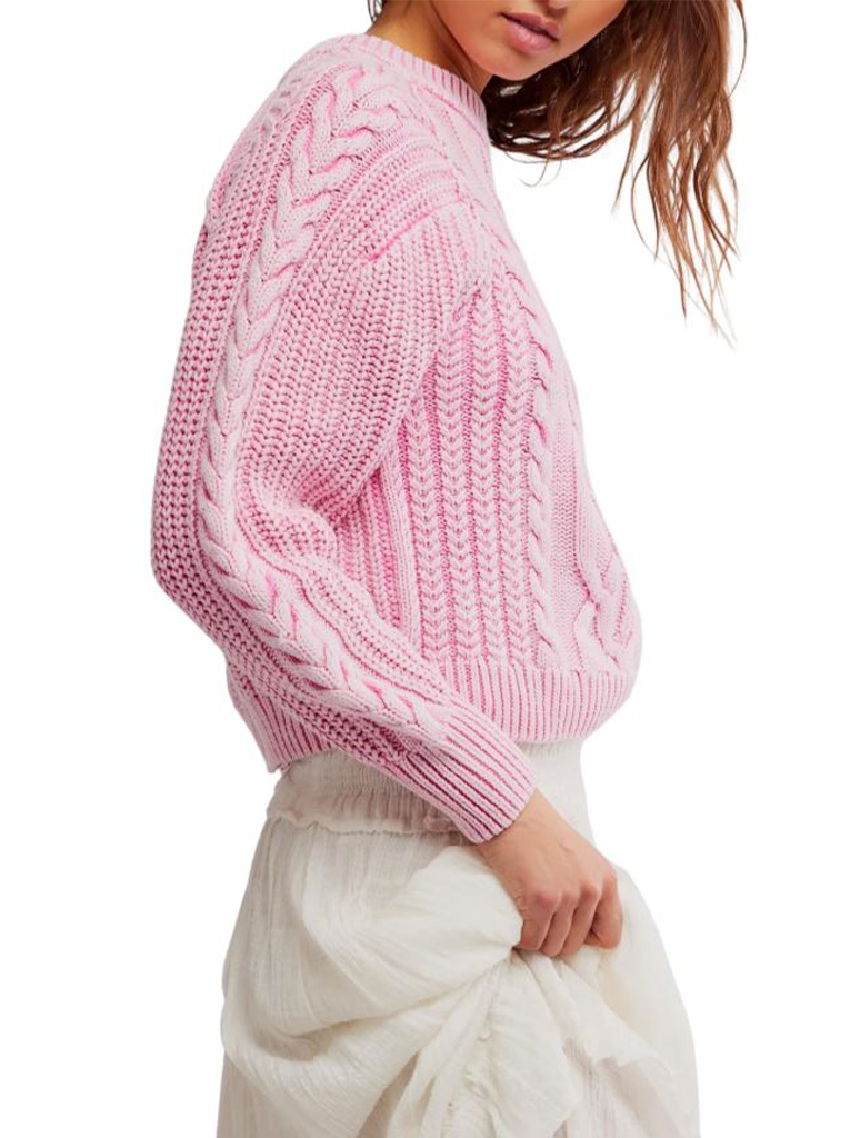 Free People Frankie Cable Sweater