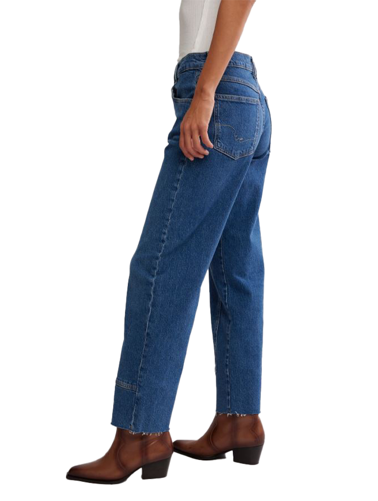 Free People Risk Taker Mid Rise Straight Jean