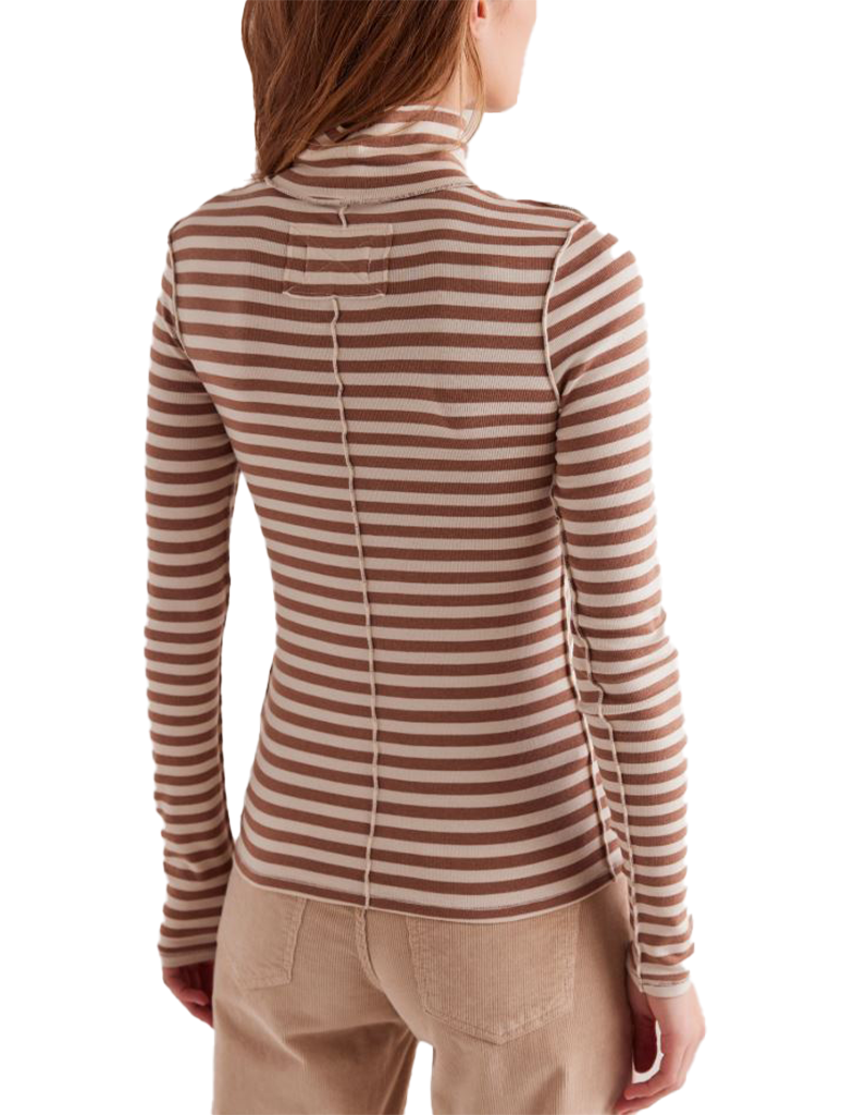 Free People Good Good Turtle Stripe Long Sleeve