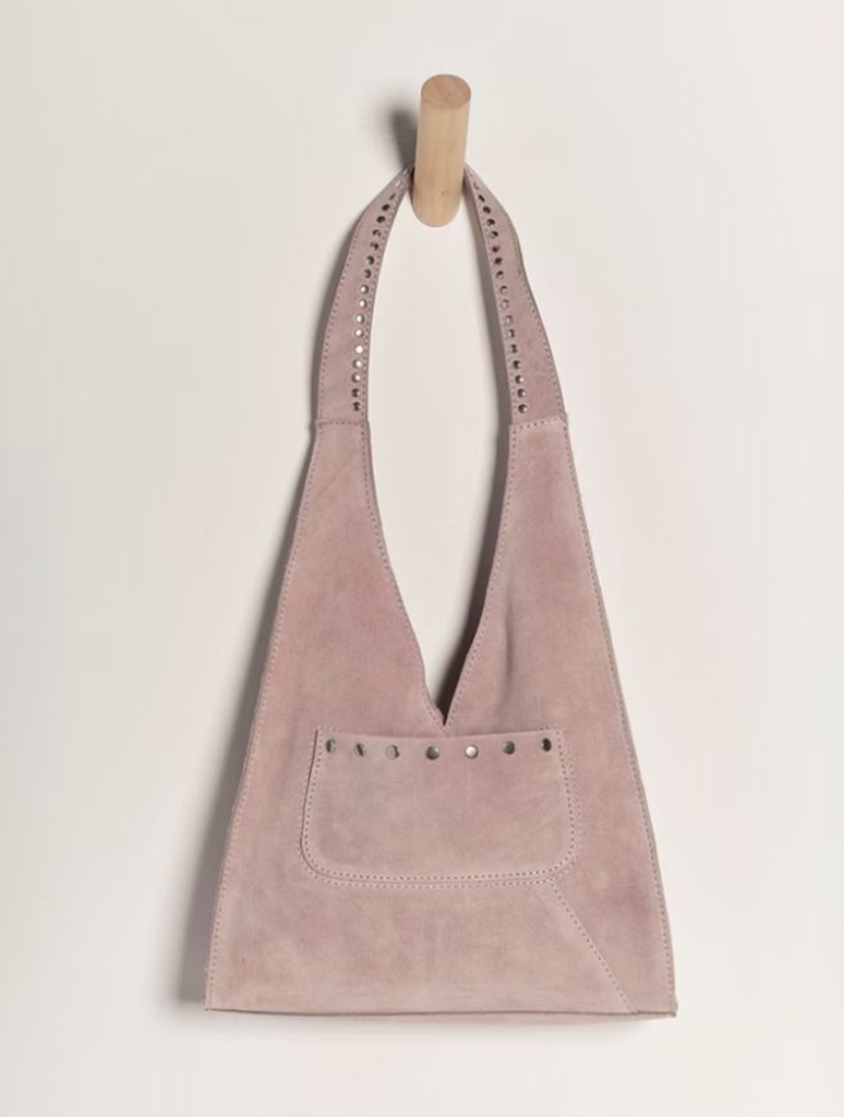 Free People Soho Suede Stud Shoulder Bag