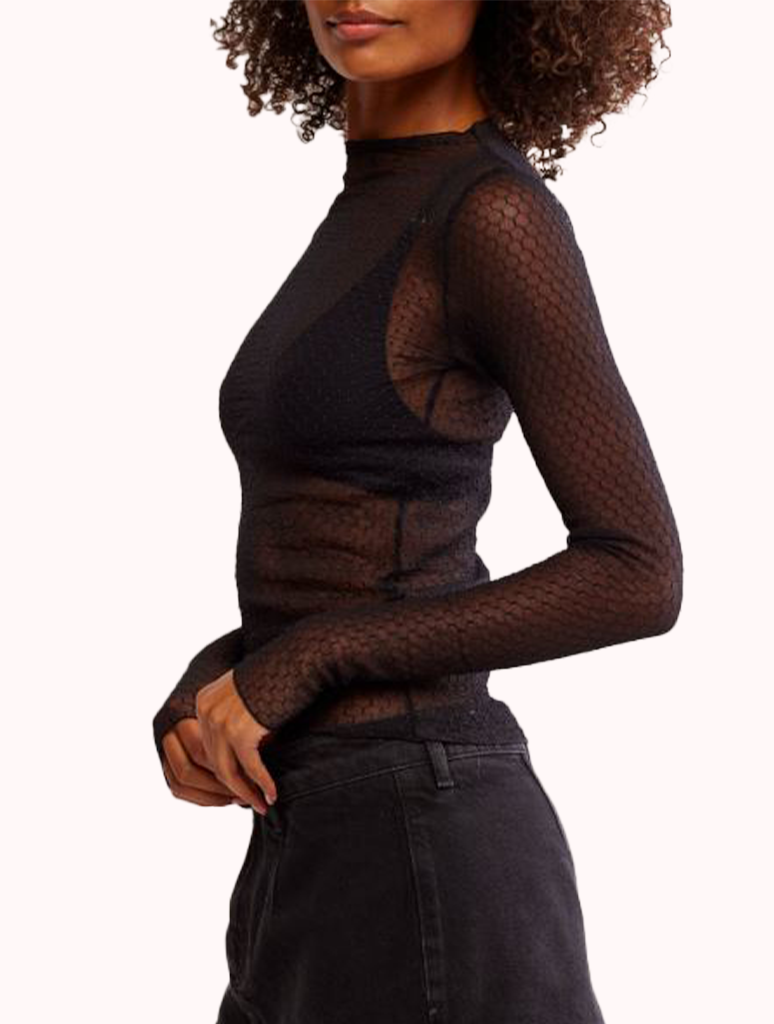 Free People Minding My Business Top