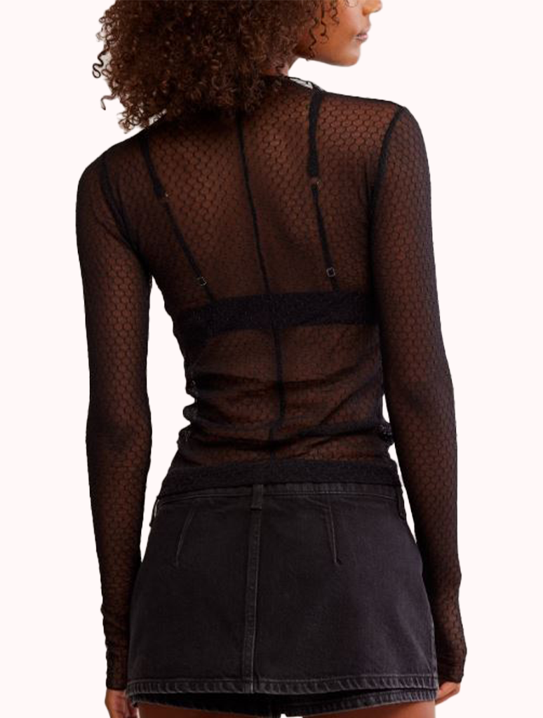 Free People Minding My Business Top