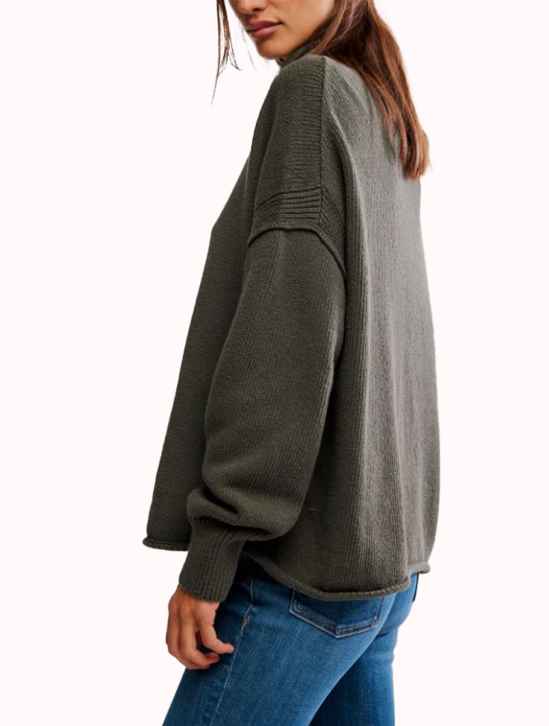 Free People Torres Roll Neck Sweater