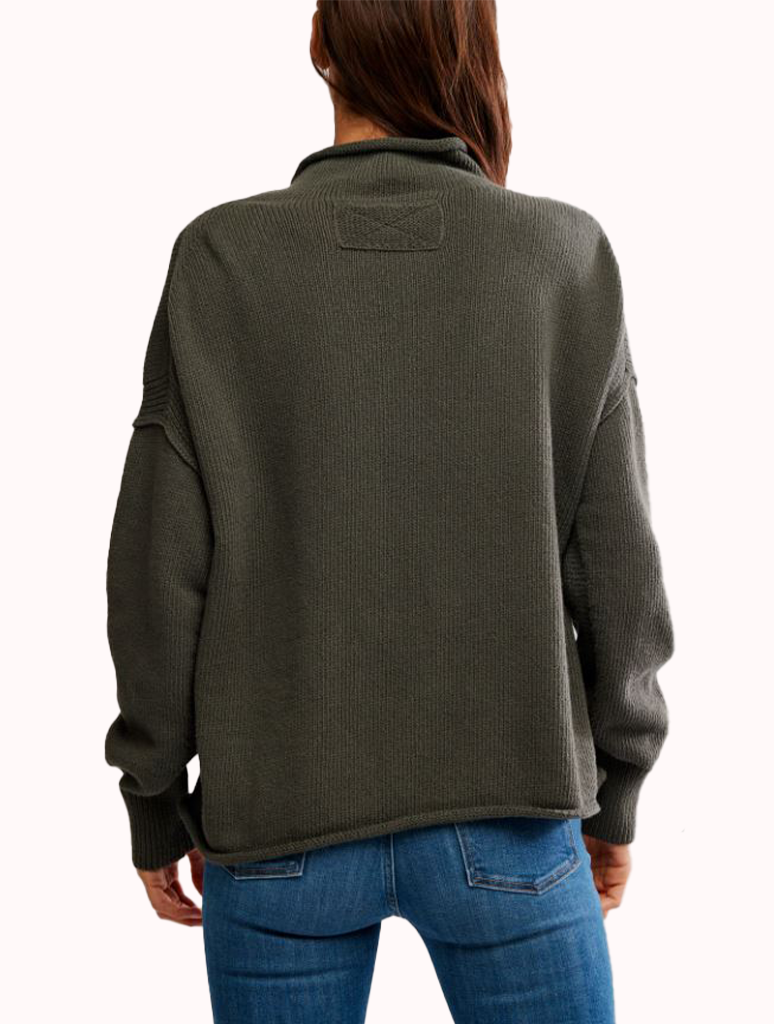Free People Torres Roll Neck Sweater