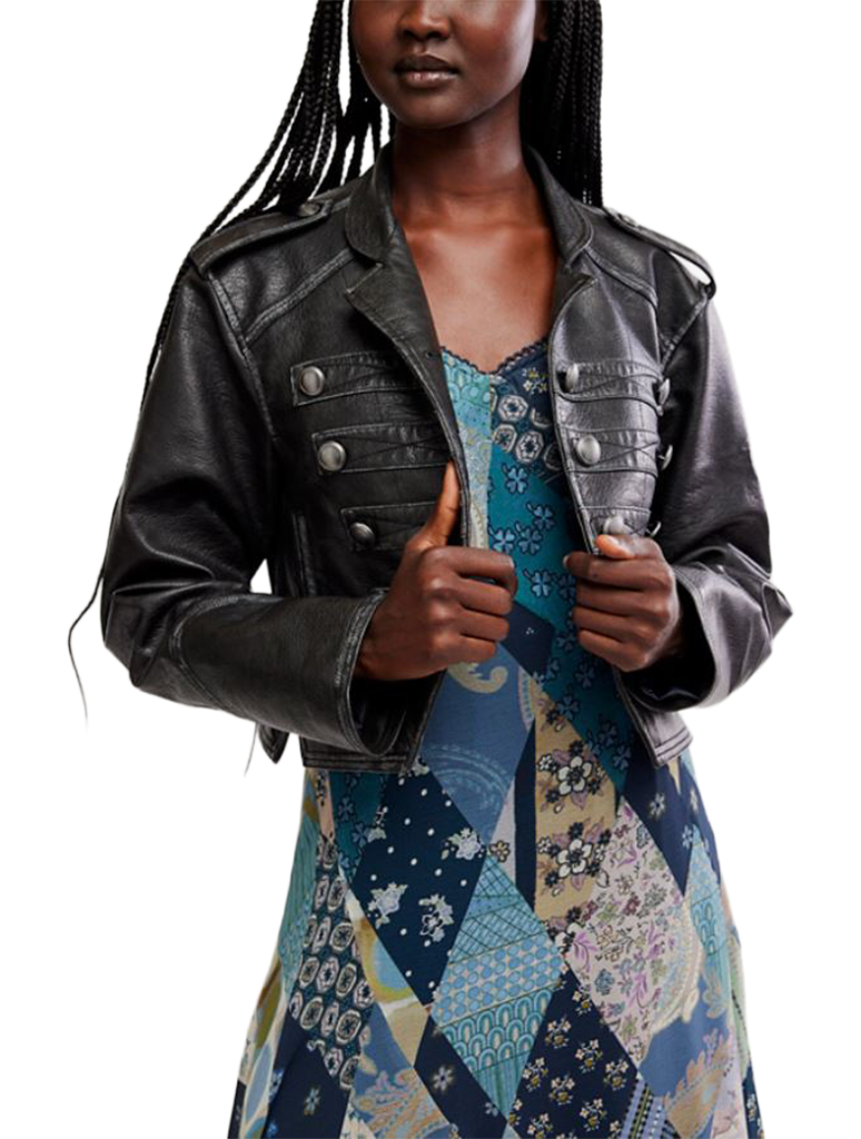Free People Ryland Vegan Band Jacket