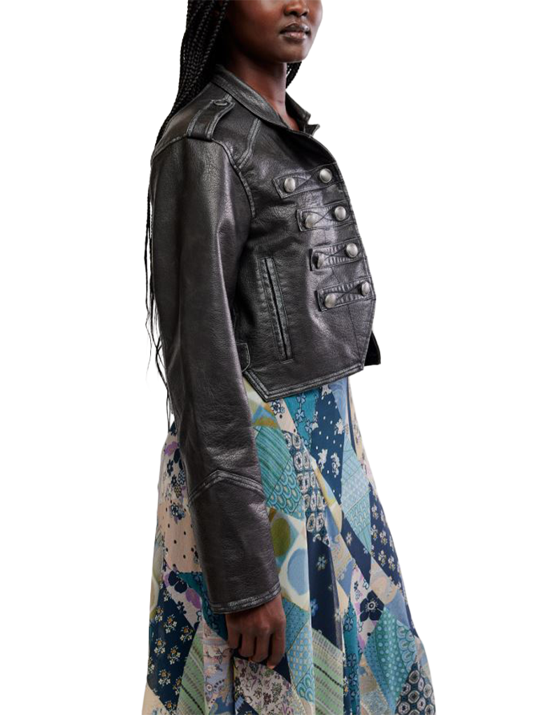 Free People Ryland Vegan Band Jacket