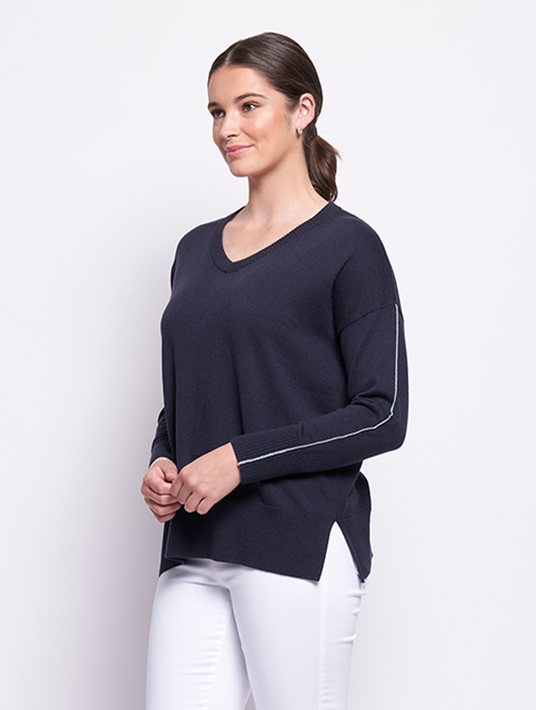 Born Leader V-Neck Sweater