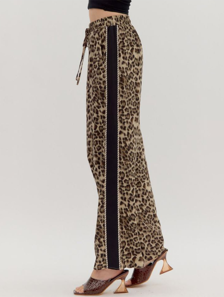 Cheetah Print Track Pant