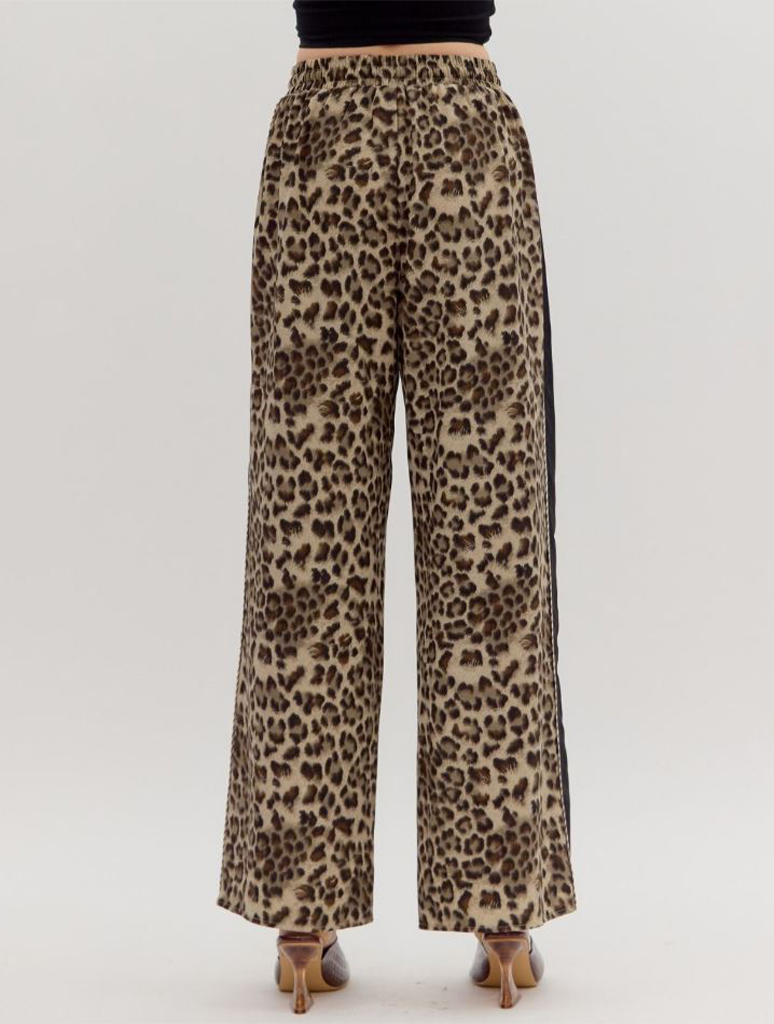 Cheetah Print Track Pant