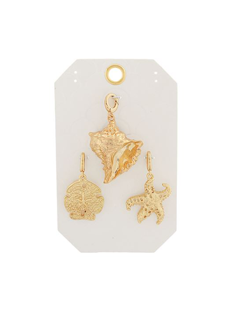 Set of Three Gold Pendants