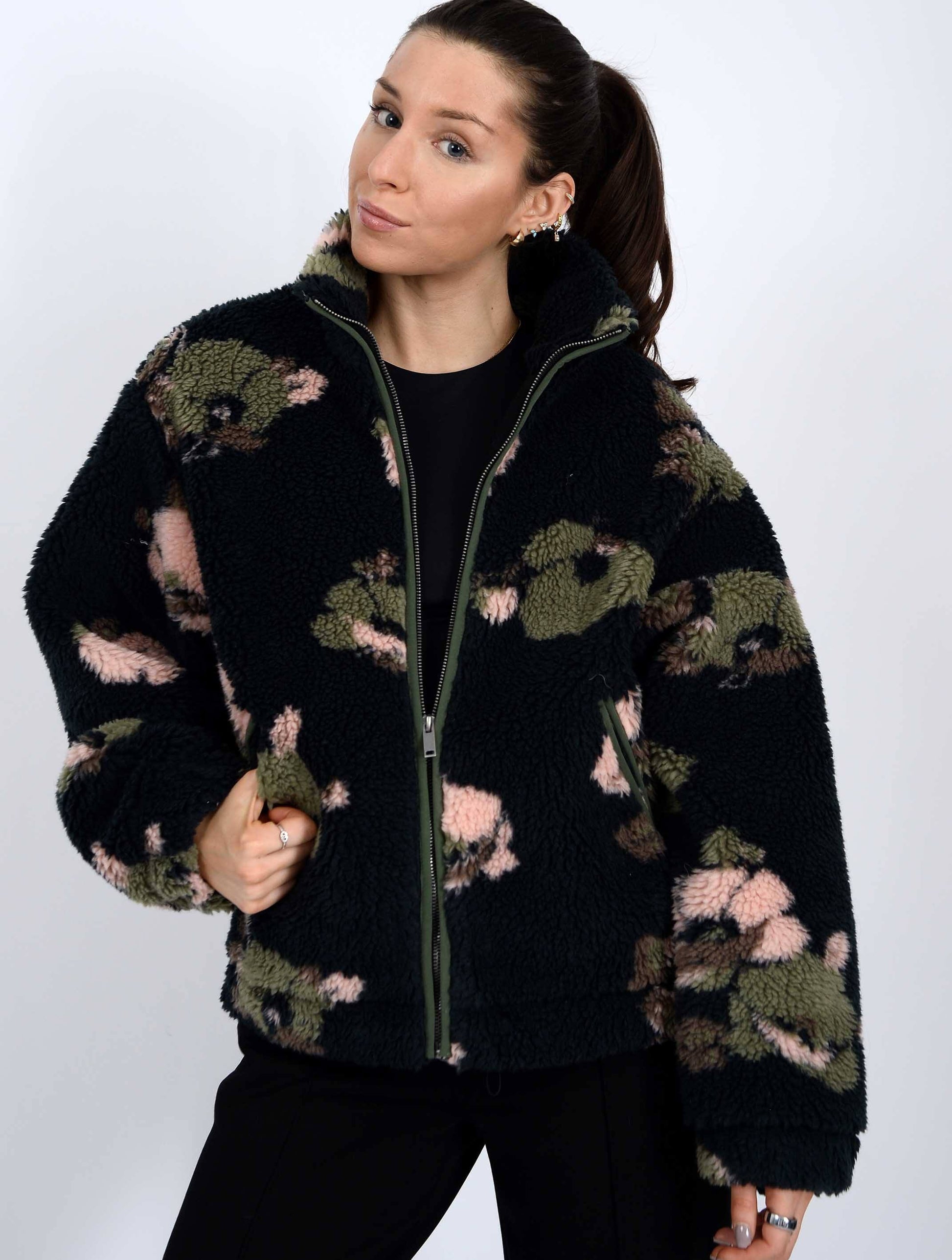 Whistler Sherpa Zip Front Jacket