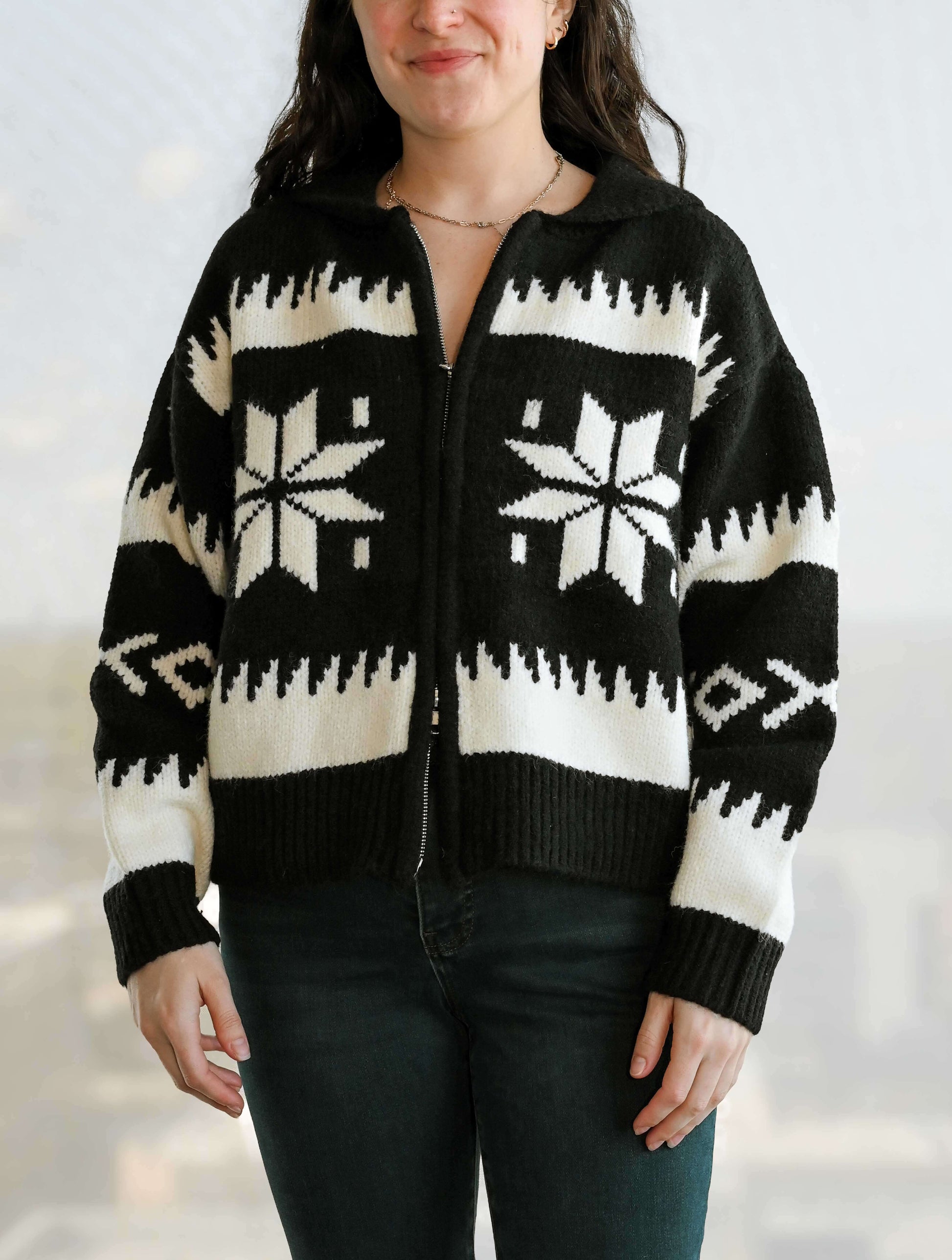 Audovera Long Sleeve Shawl Neck Cardigan