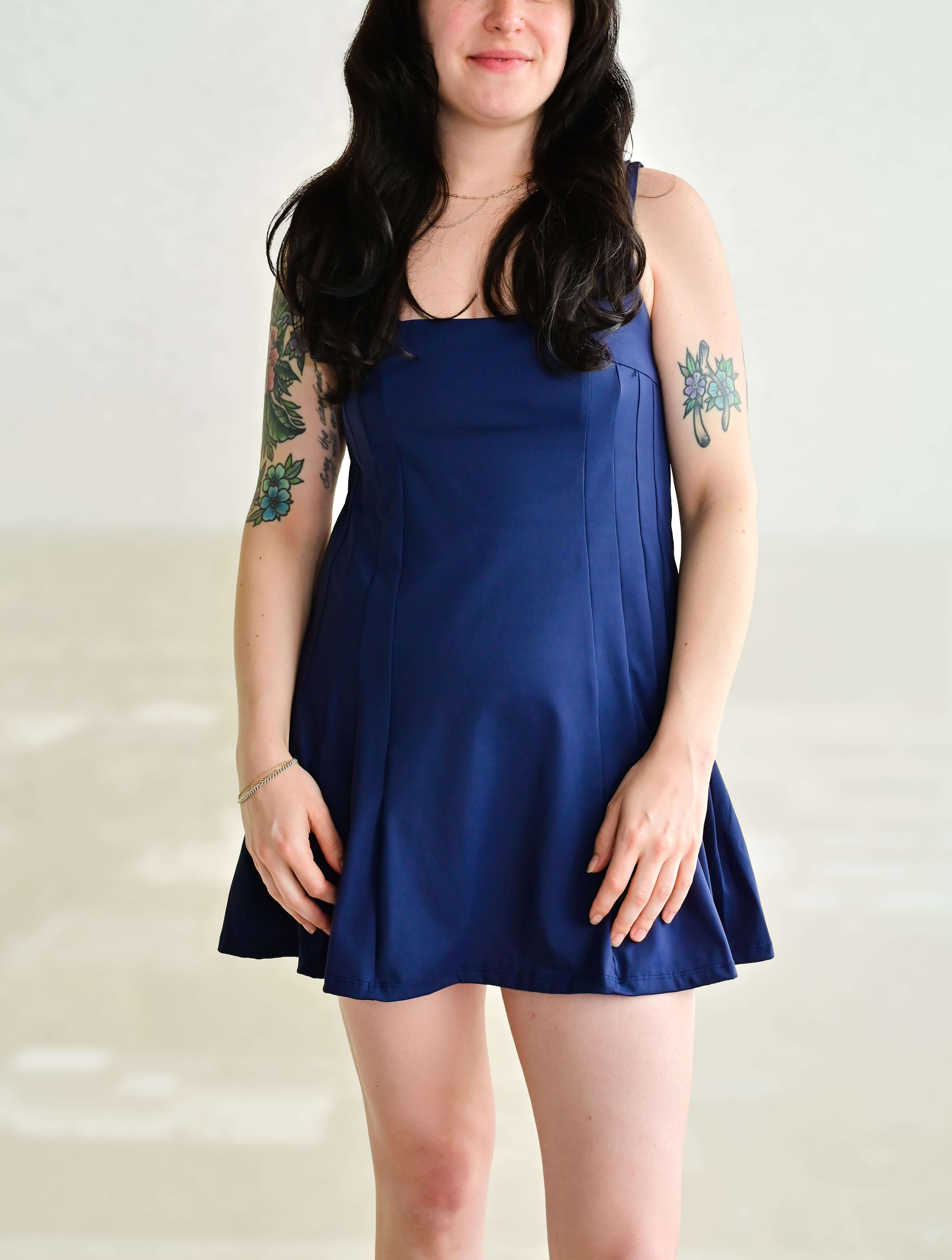 Mavis Second Skin Pleated Mini Dress