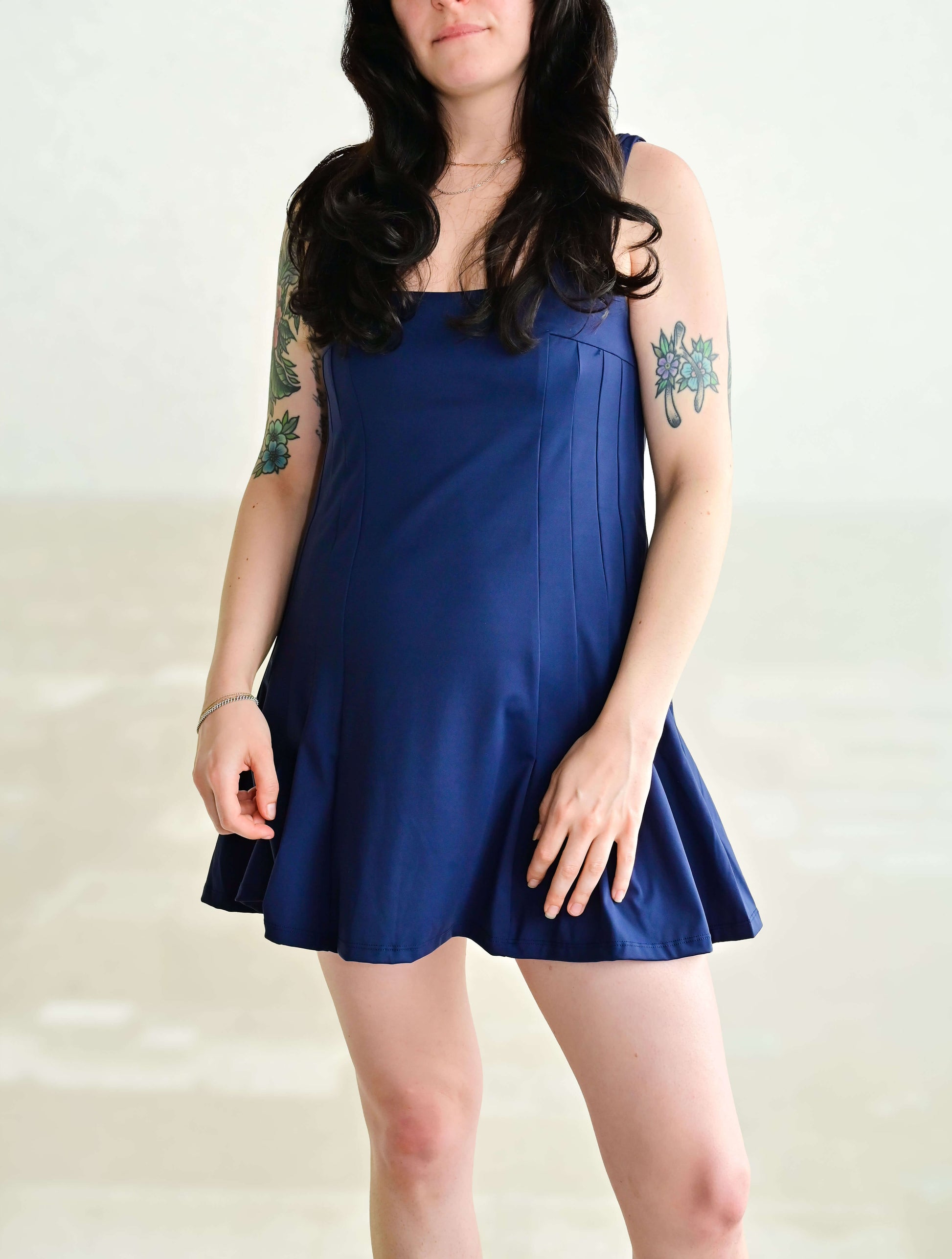 Mavis Second Skin Pleated Mini Dress