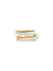 Water Resistant Four Layer Two Tone Ring