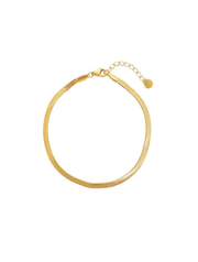 Water Resistant Herringbone Chain Anklet