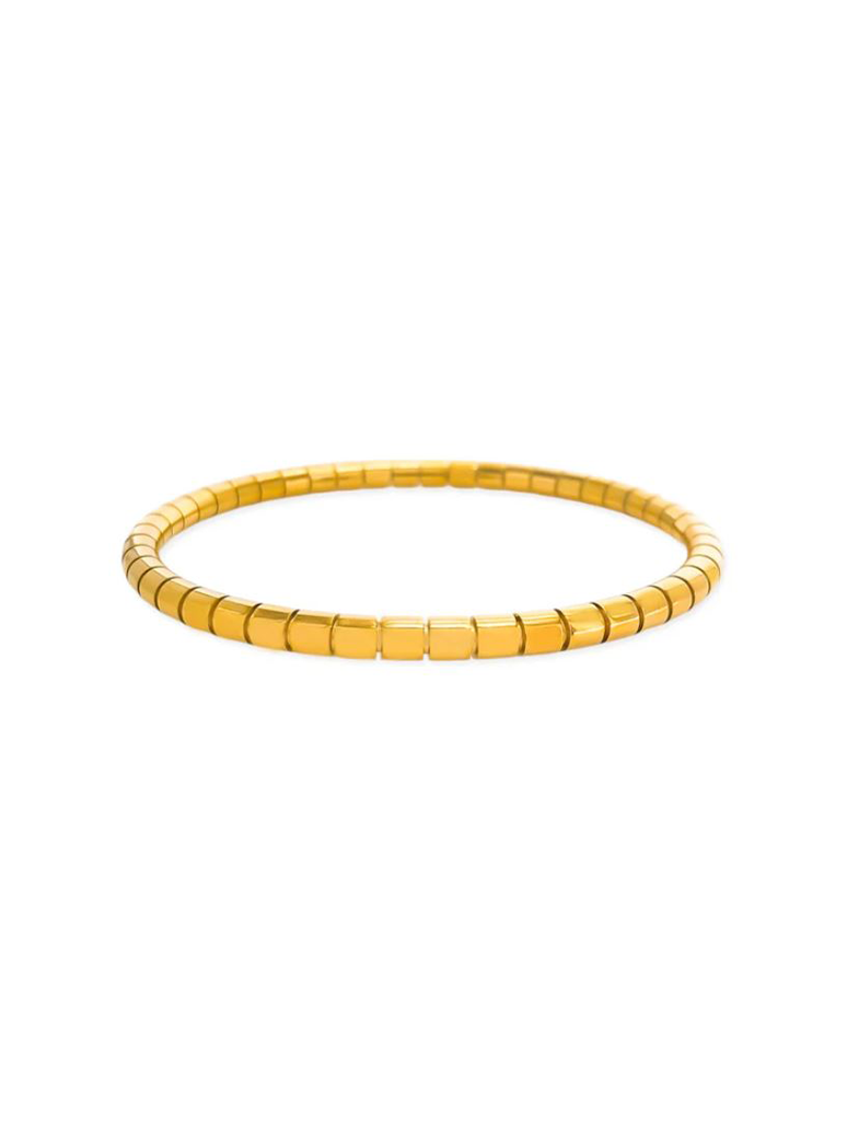 Water Resistant Snake Pattern Bangle Bracelet
