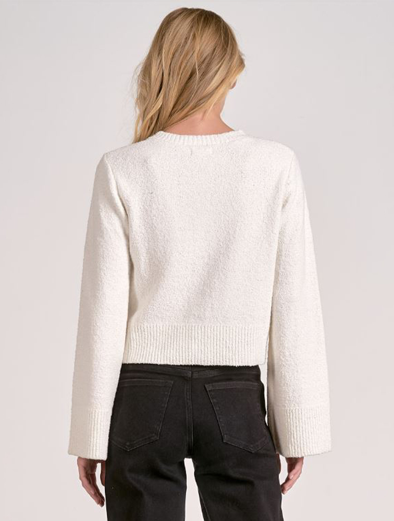 Flared Button Up Cardigan Sweater