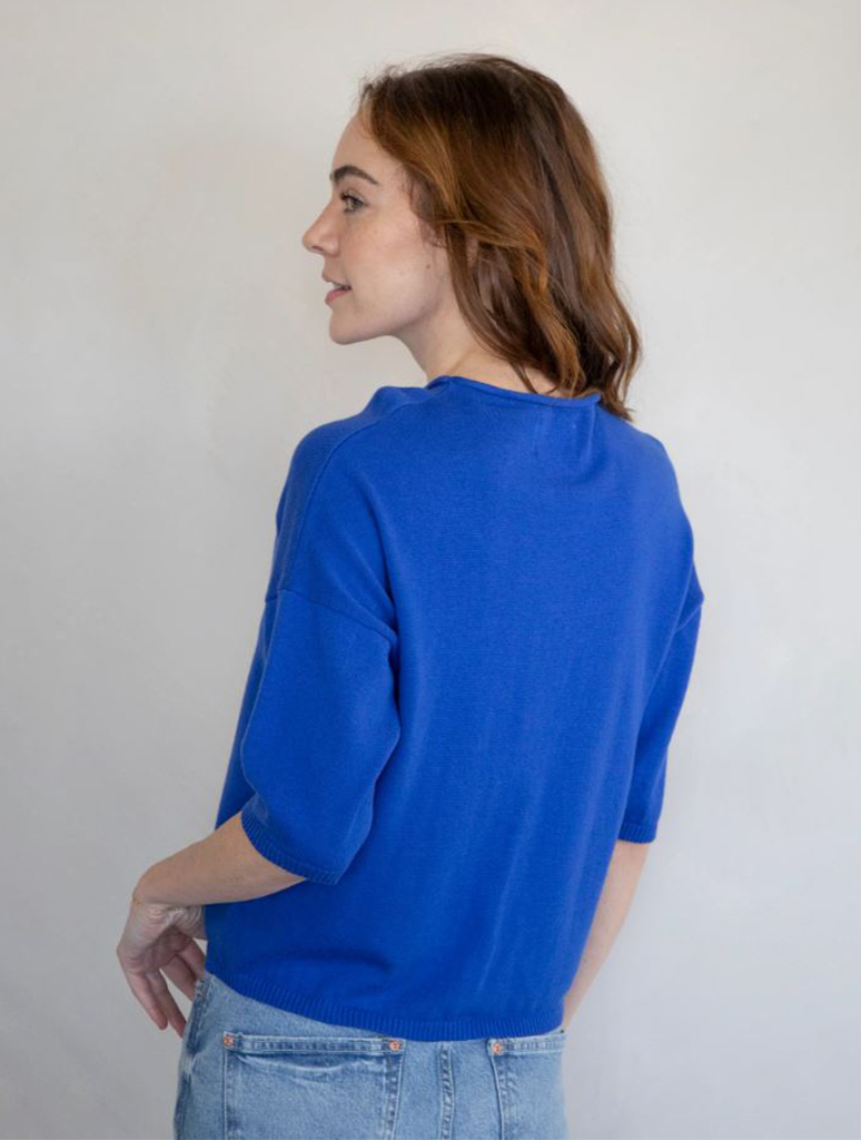 Short Sleeve Knit Cardigan