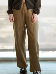 Striped Drawstring Pants