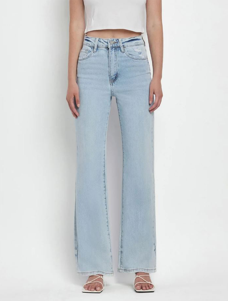 Vervet Leslie Super High Rise 90's Vintage Flare Jeans