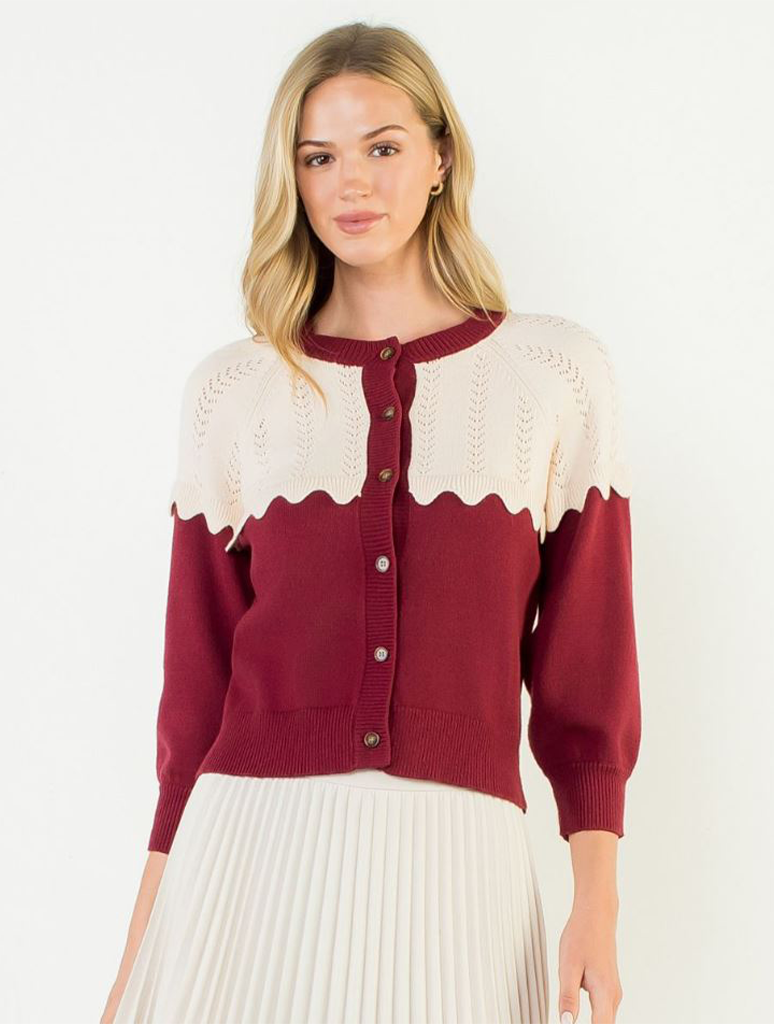 Button Up Knit Cardigan