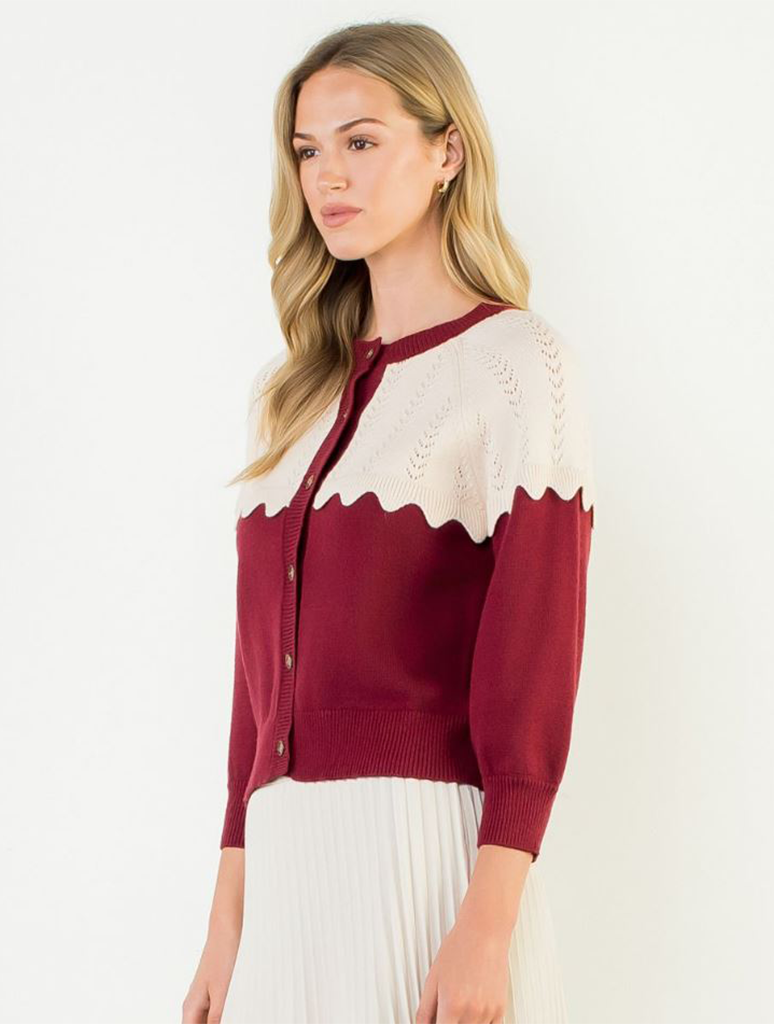 Button Up Knit Cardigan