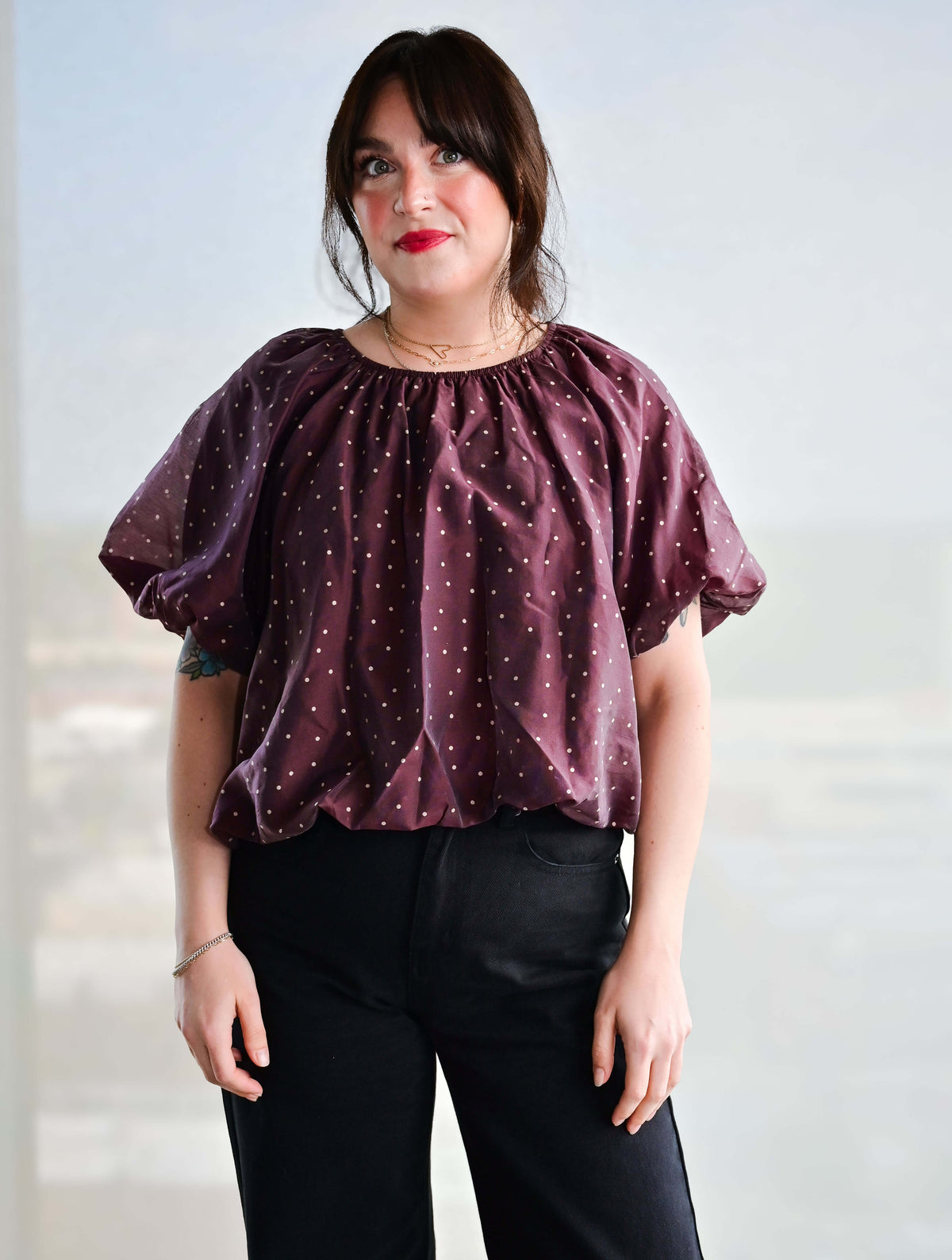 Polka Dot Blouse