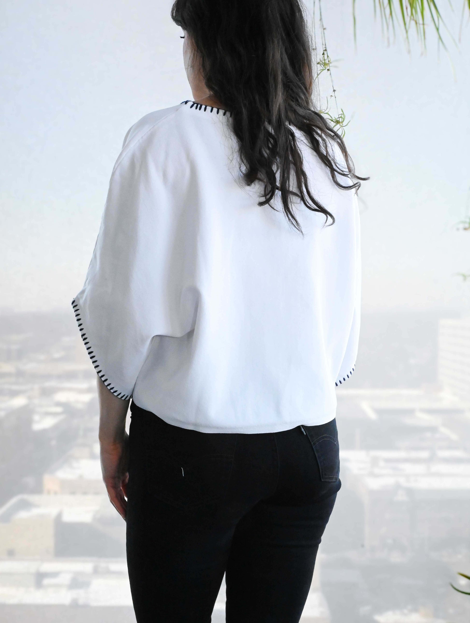 Solid Oversized Top