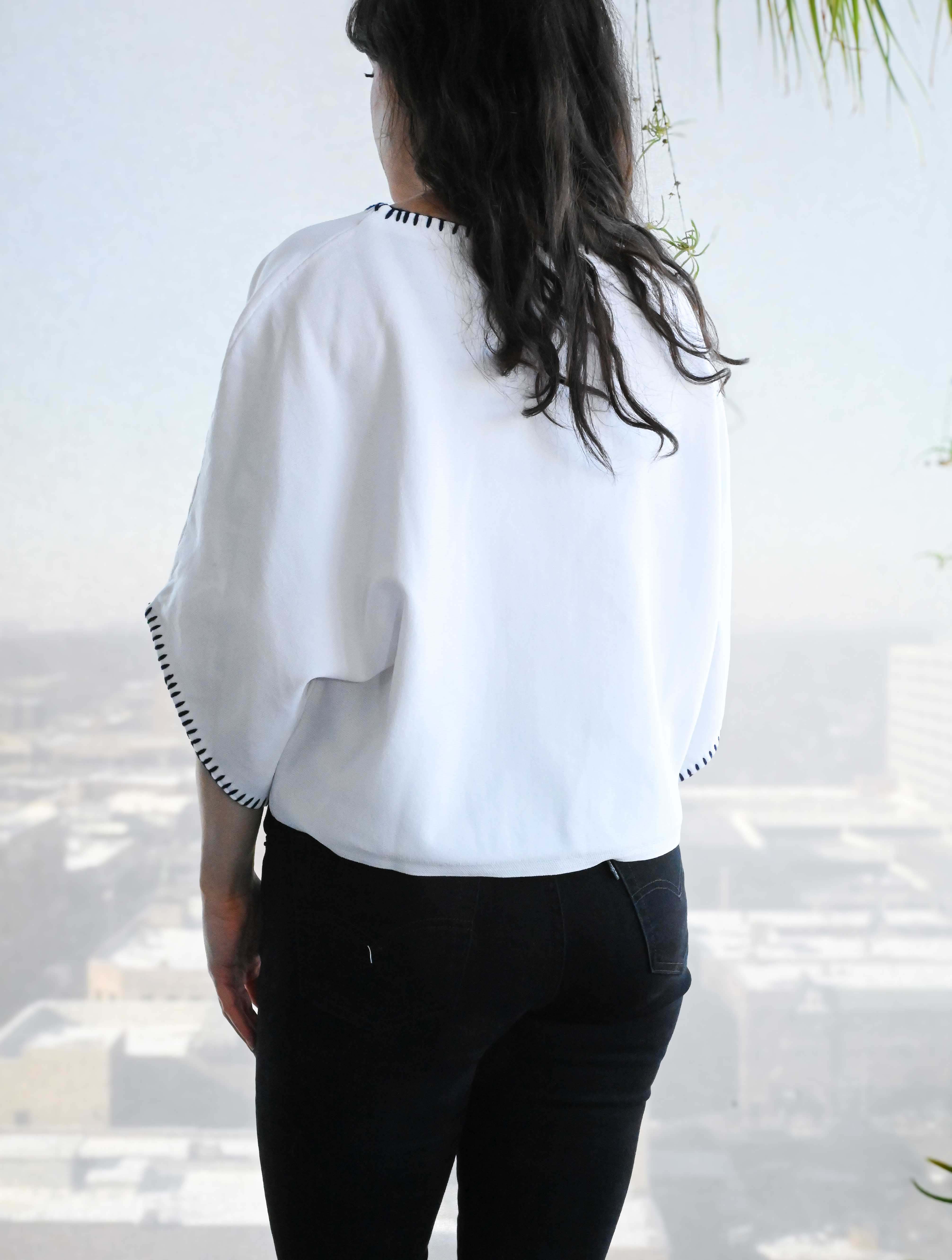 Solid Oversized Top