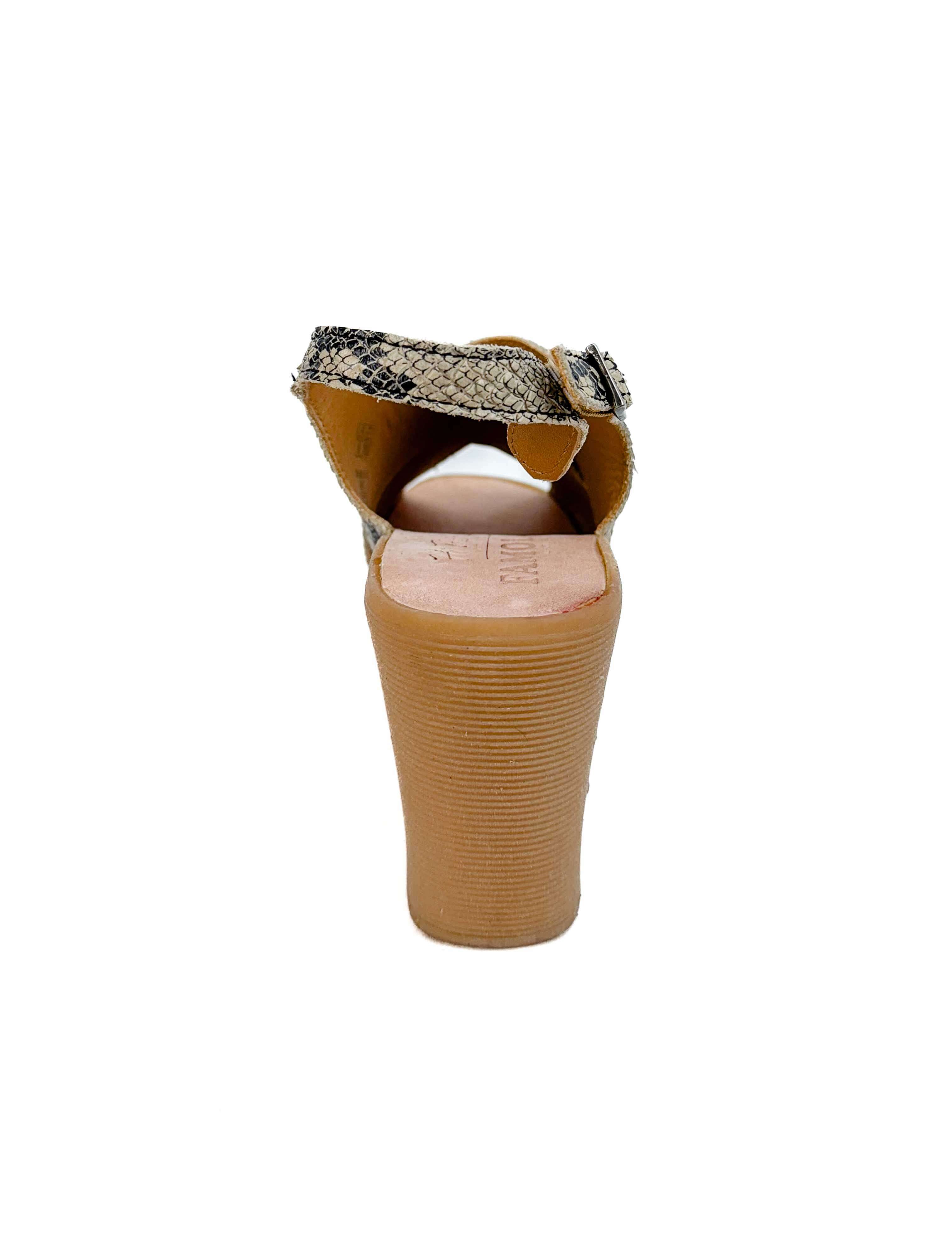 Famolare Cross Your Heart Wedge Sandal