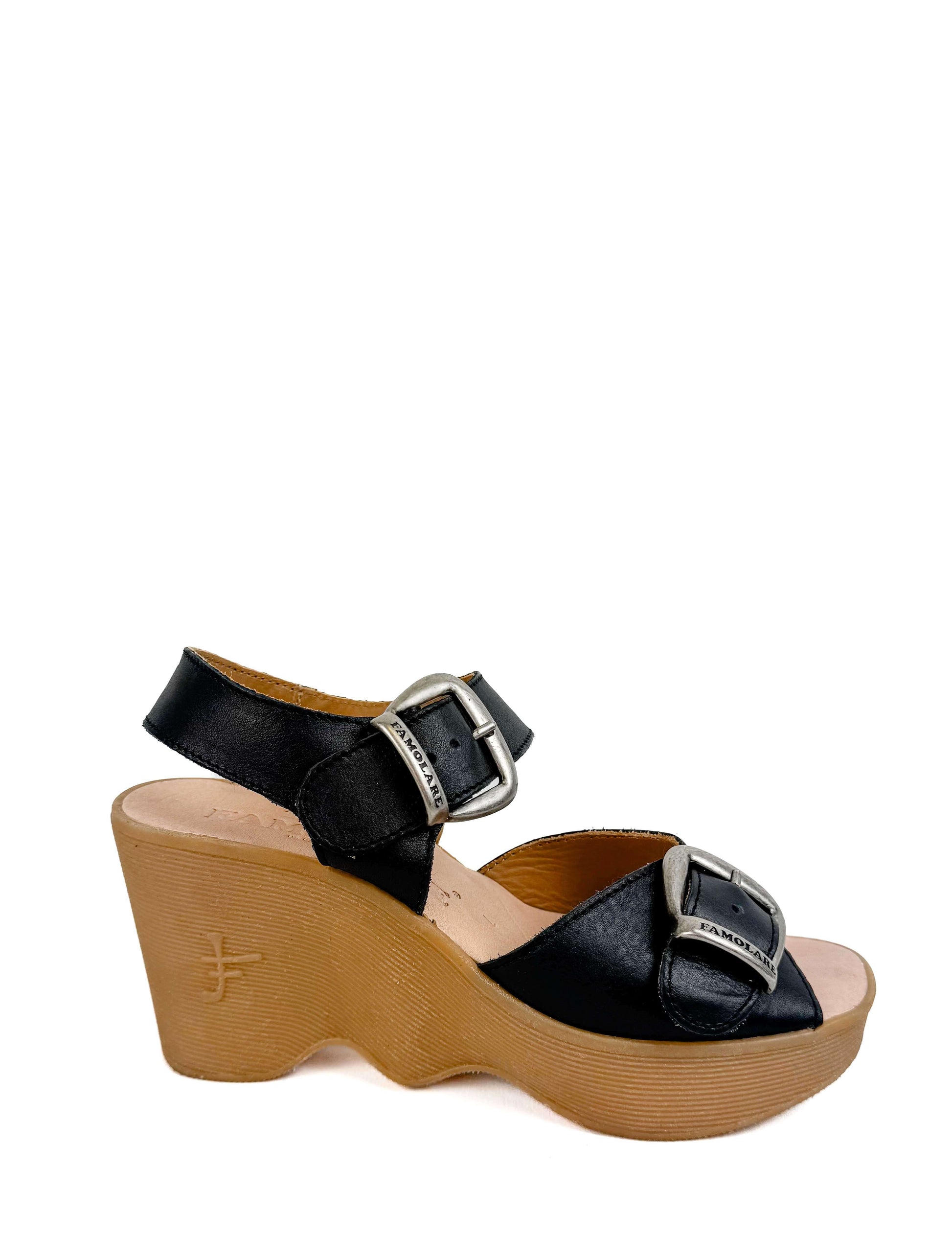 Famolare Double Vision Wedge Sandal
