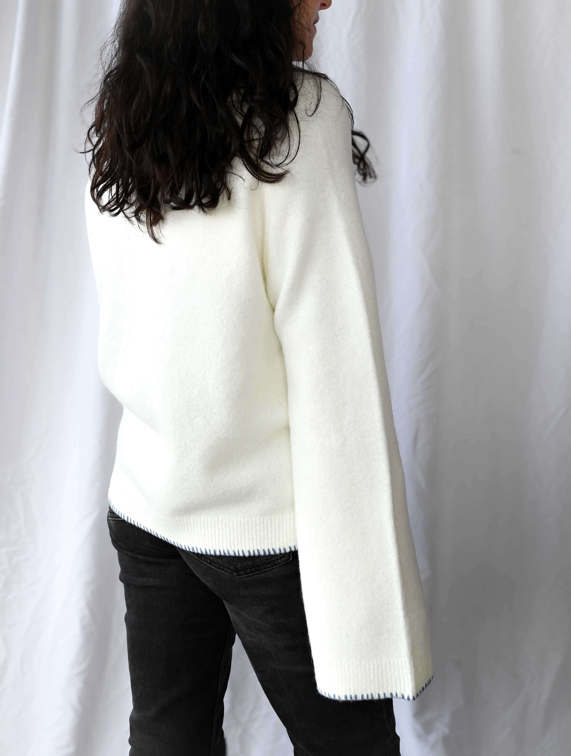 Stitched Fish Sweater