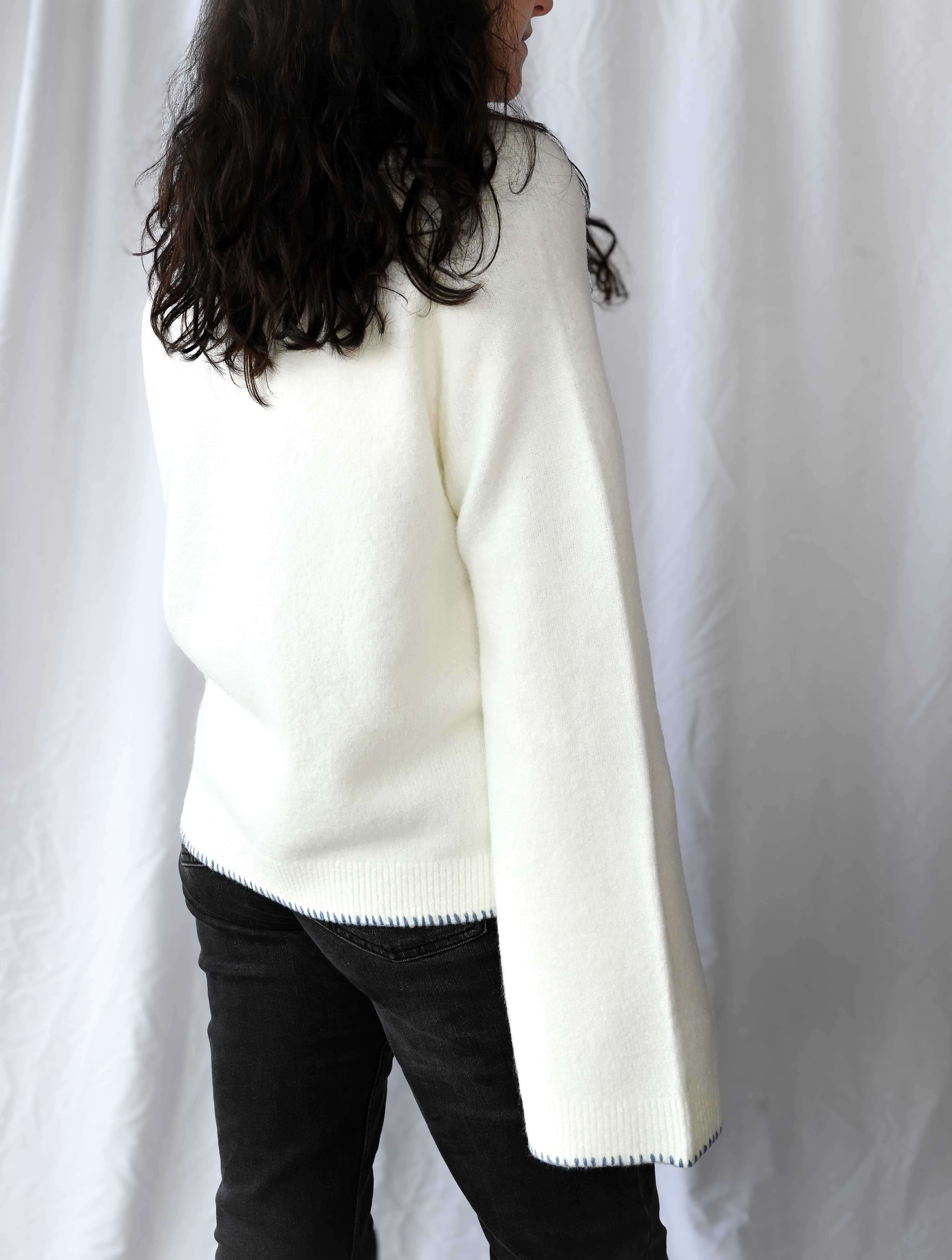 Stitched Fish Sweater