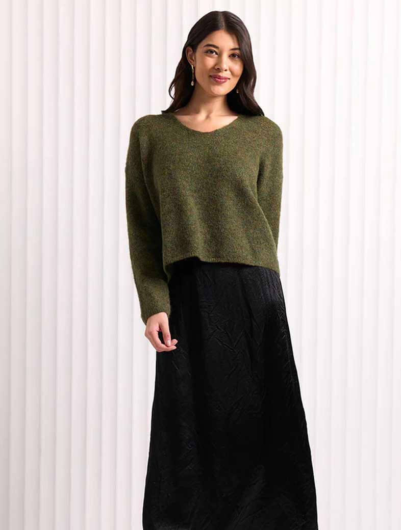 Long Sleeve Half Sweater