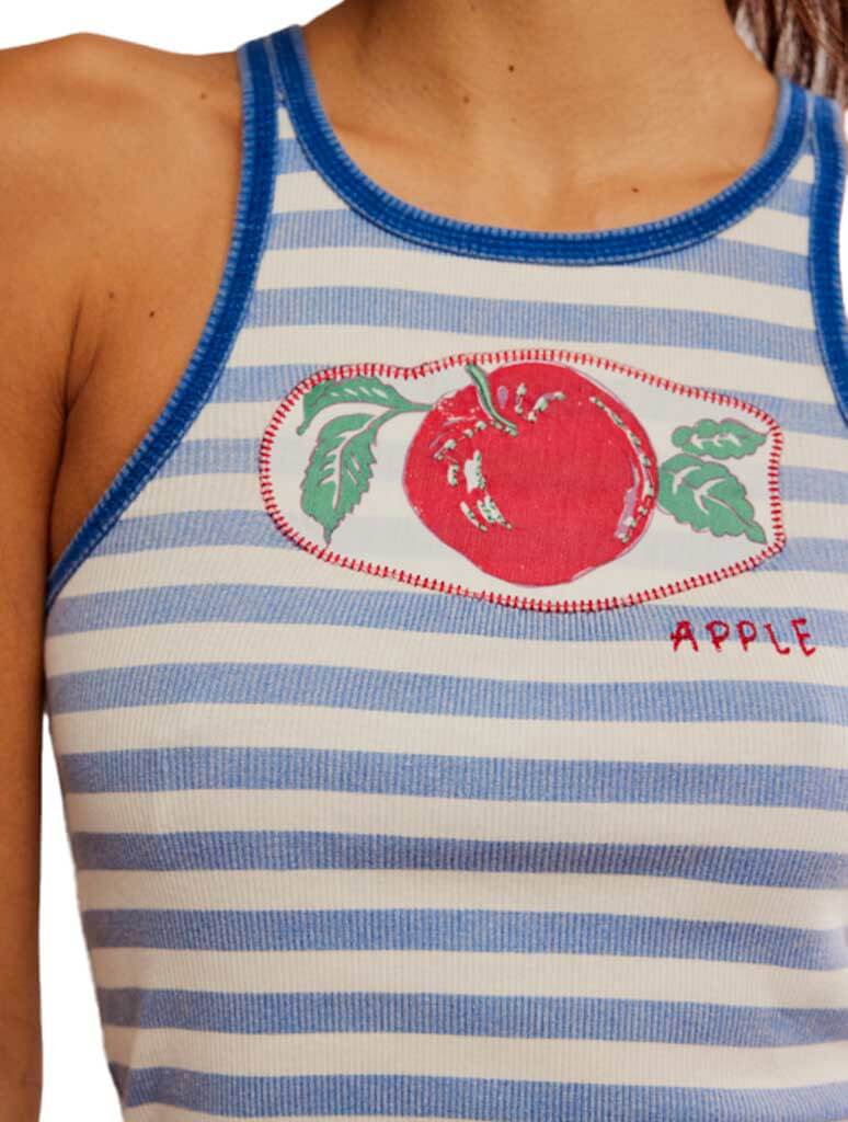 Free People Only One Ringer Graphic Tank