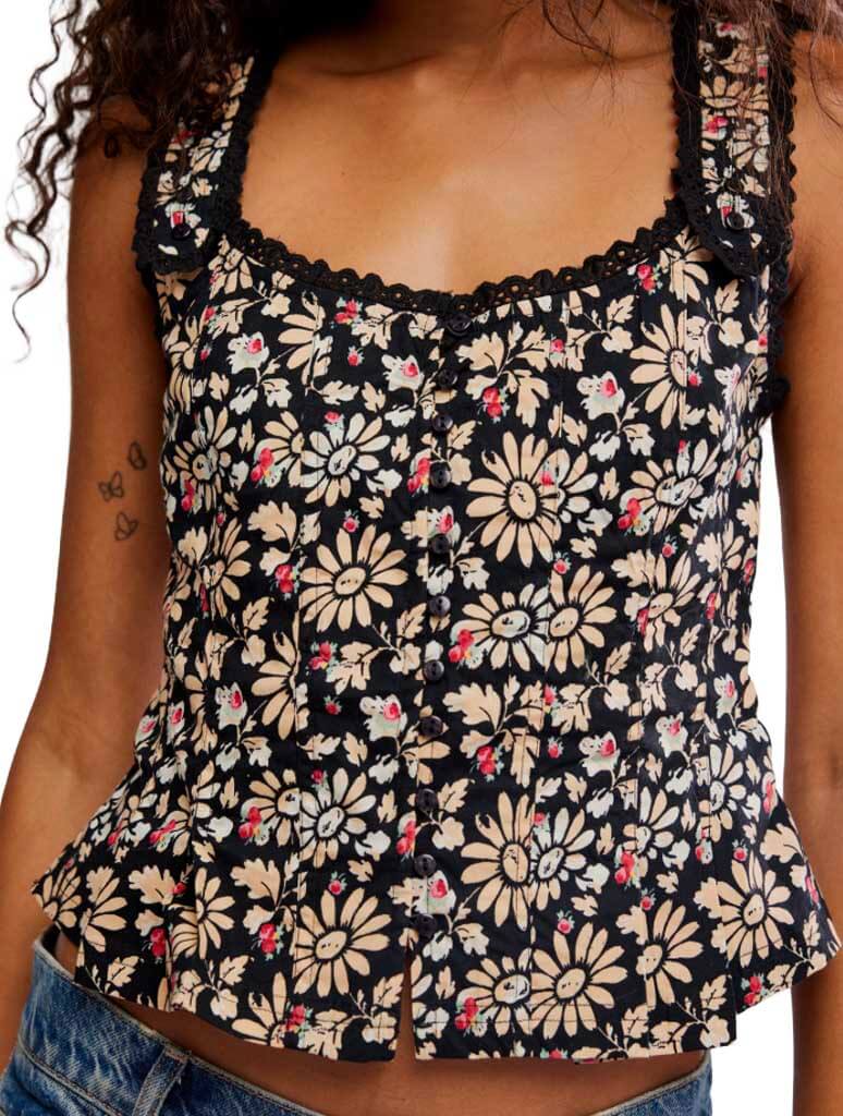 Free People Bridgette Corset Top