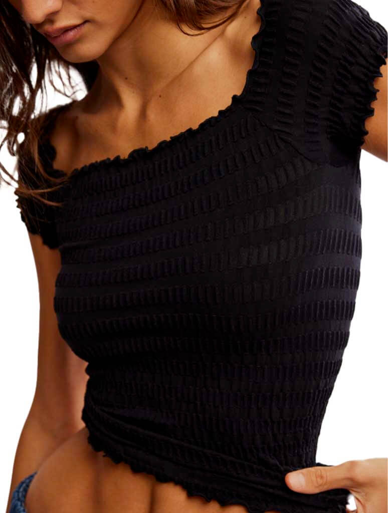 Free People Pucker Up Seamless Tee