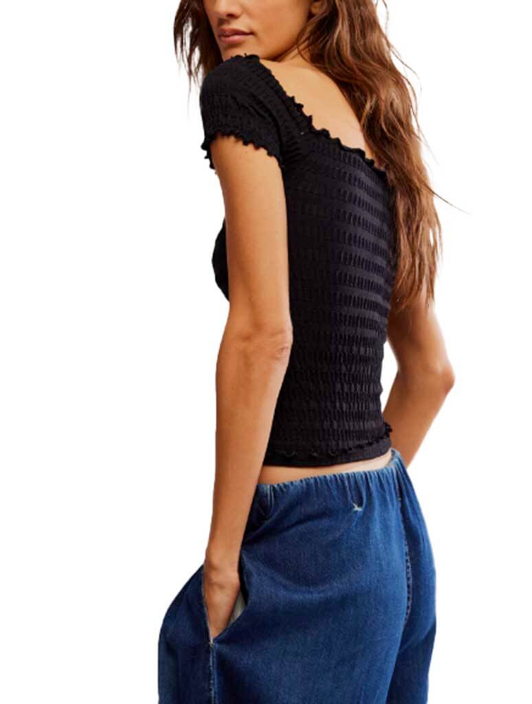 Free People Pucker Up Seamless Tee