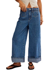 Free People Brette Cropped Wide Leg