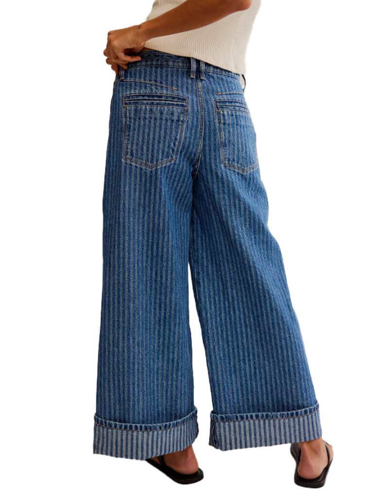 Free People Brette Cropped Wide Leg