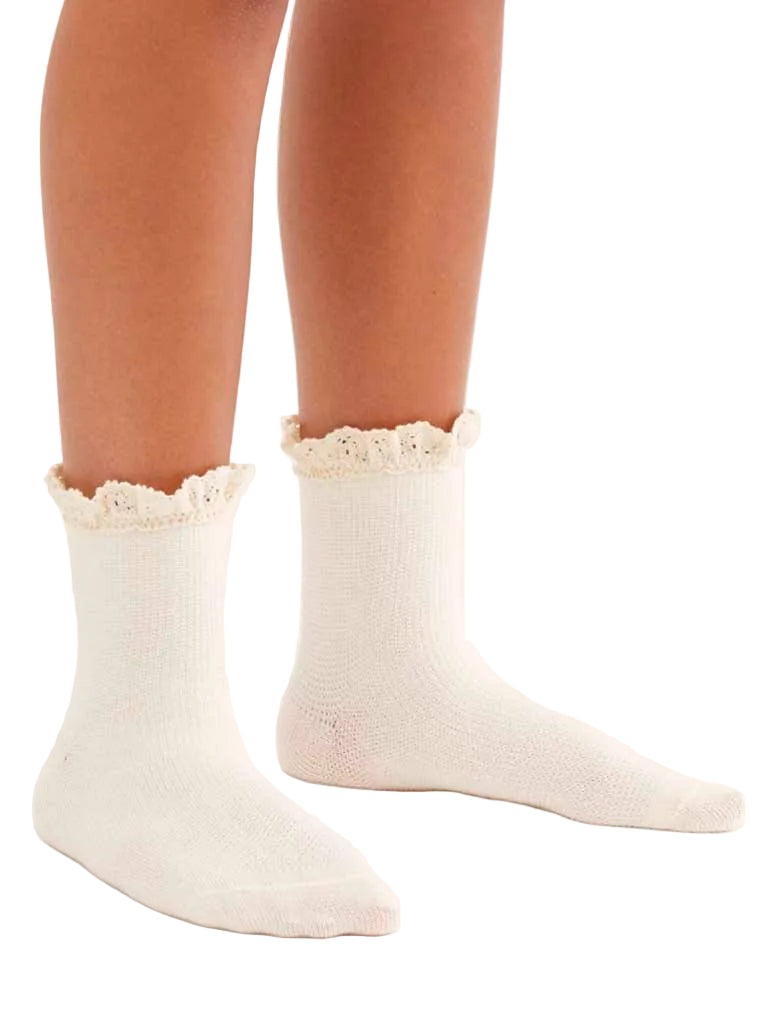 Free People Beloved Waffle Knit Ankle Sock