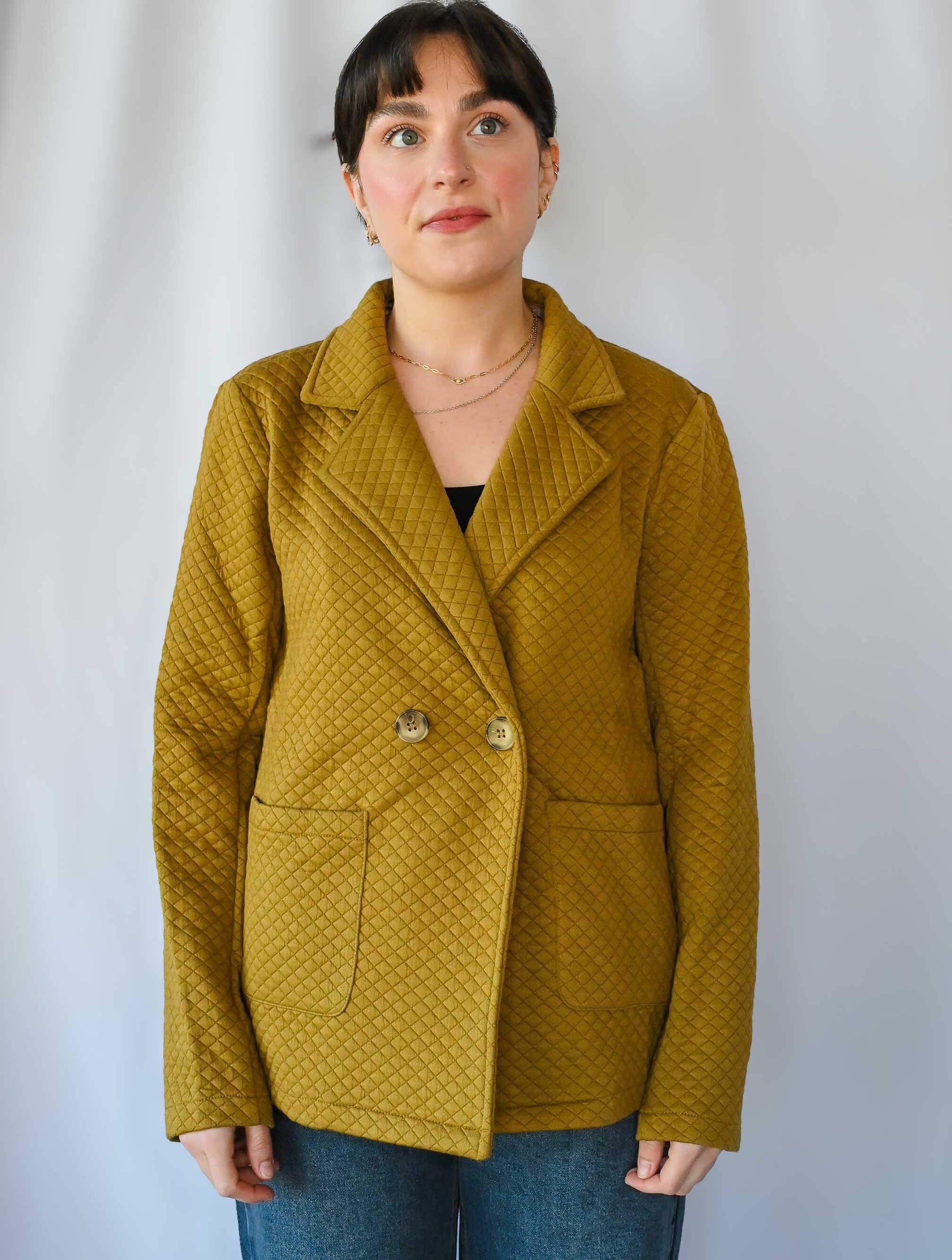 Quilted Blazer Jacket