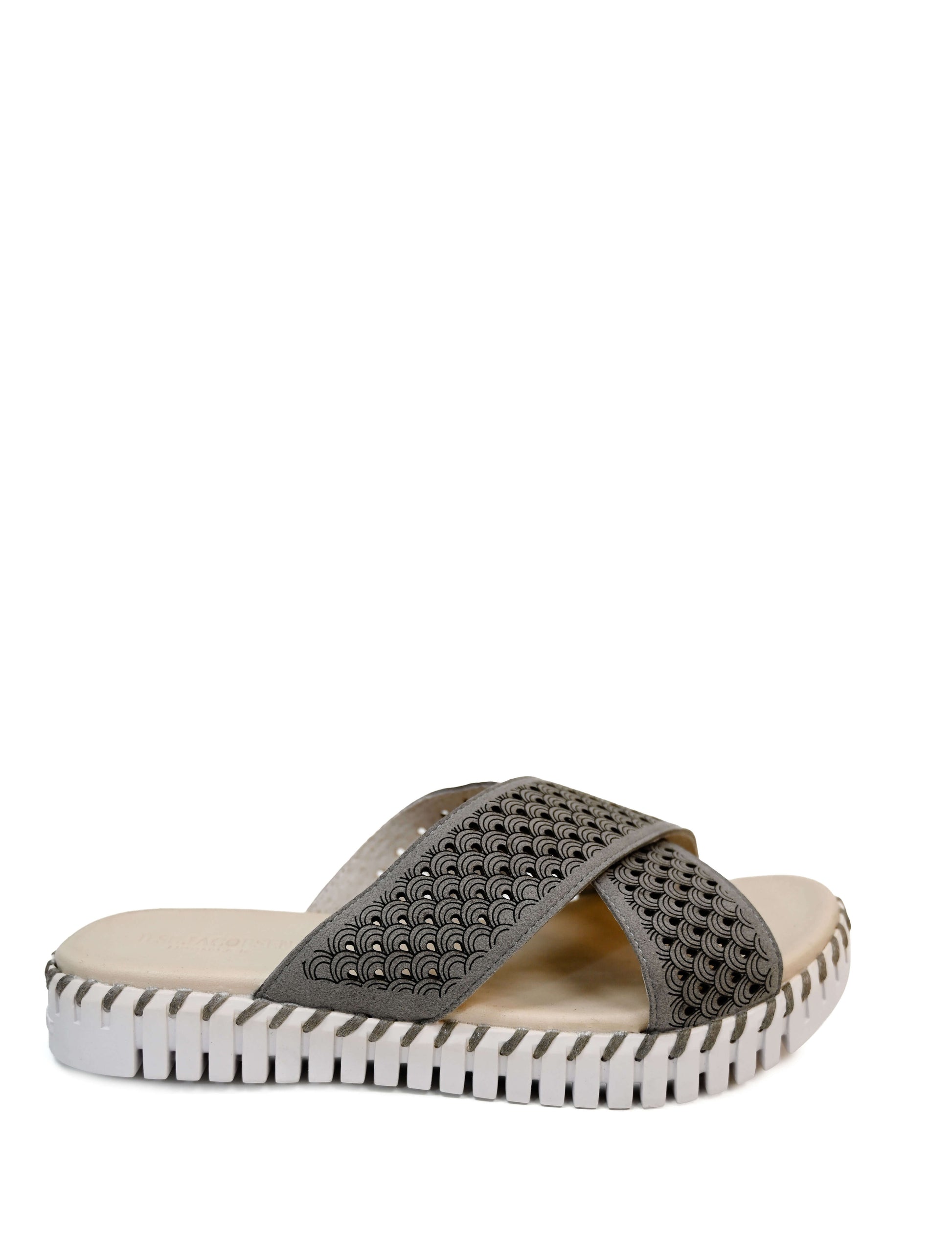 Ilse Jacobsen Tulip 1575 Perforated Open-Toe Flat Sandal (Final Sale)*