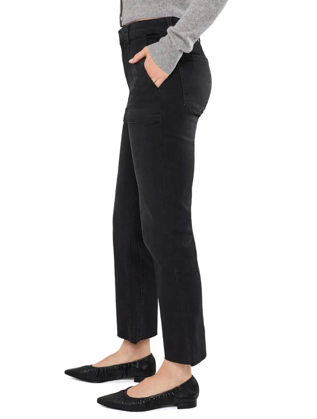 Kut From The Kloth Kelsey Ankle Flare Jeans with Porkchop Pockets